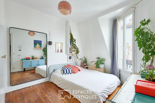 Appartement optimisé en étage élevé proche Jules Joffrin