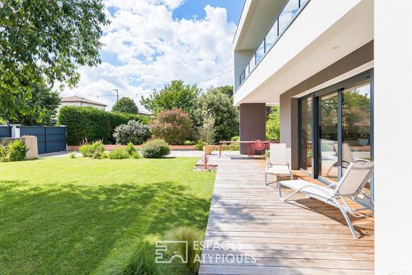 Maison d’architecte et son jardin paysager à Toulouse