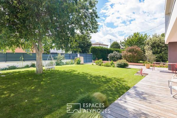 Maison d’architecte et son jardin paysager à Toulouse