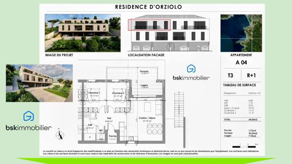 Appartement de 67 m²