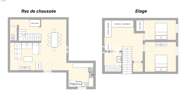 Maison 3 pièces - 78 m²