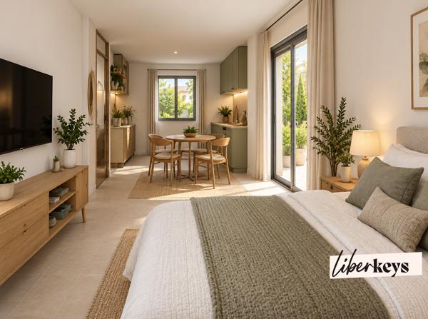 CUCURON - T1 NEUF 32 m² – A pied du centre du village