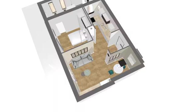 Appartement à vendre 2 pièces 40 m² Créon