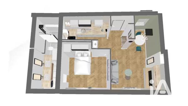 Appartement à vendre 2 pièces 40 m² Créon