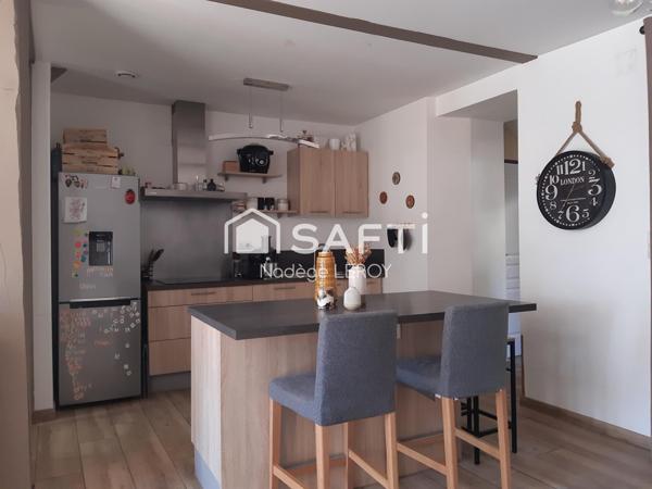 Maison 75m2 deux chambres et jardin
