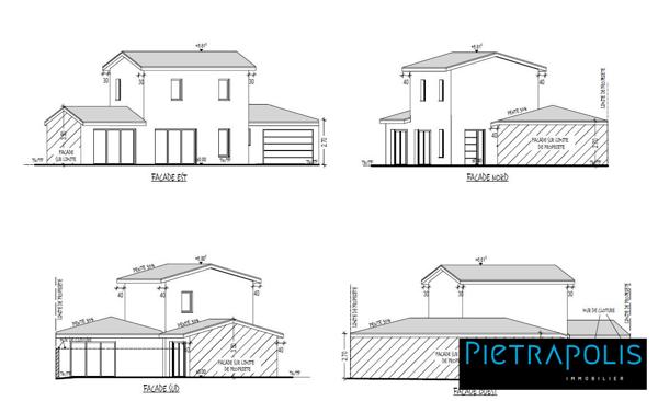 ARNAS - Maison env 115m² 3 chambres sur terrain de 556m²