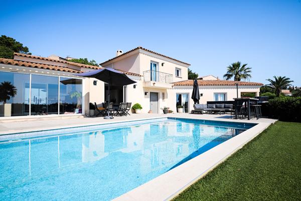 Saint-Aygulf vue mer 4 chambres garage piscine