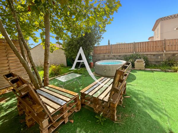 Maison T3 de 75 m2 avec terrasse, jardin et cabanon - 13380 Plan De Cuques