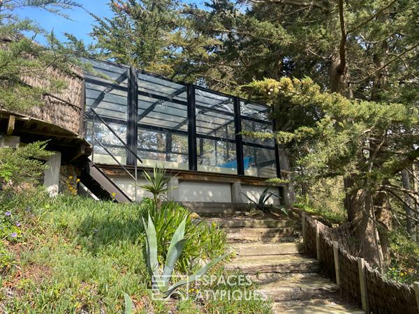 Belles prestations pour ce cocon au coeur de la nature, piscine couverte, 500m de la plage