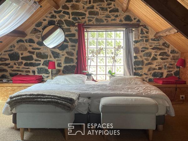 Belles prestations pour ce cocon au coeur de la nature, piscine couverte, 500m de la plage