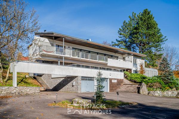 Villa moderniste avec vue sur les Vosges