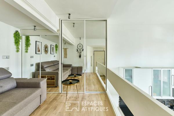 Esprit loft aux airs de troglodyte – Quartier Auteuil