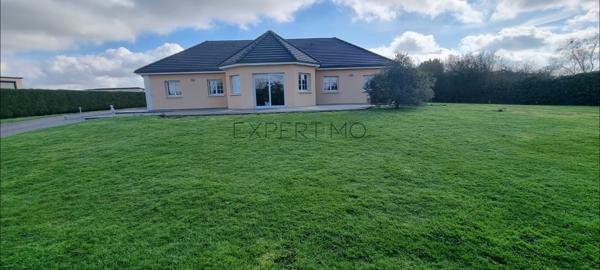 Marbeuf (27110) Maison contemporaine de plain-pied – 158 m² – 3 voir 4chambres – Terrain 2 000 m²