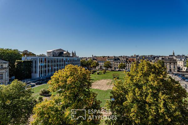 Coeur de ville – appartement contemporain en dernier étage avec terrasse