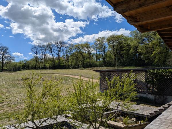Maison en bois bioclimatique sur grand terrain Camburat