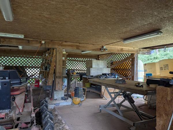 Maison en bois bioclimatique sur grand terrain Camburat