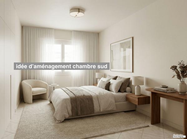 T3 traversant lumineux-balcon sud-parking-cave-DPE B-Rés. Parc à ballons