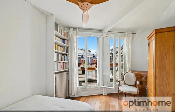 PARIS 16ᵉ - VOTRE PIED-À-TERRE AU-DESSUS DES TOITS - Appartement à vendre 2 pièces - AUTEUIL/JASMIN