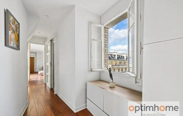 PARIS 16ᵉ - VOTRE PIED-À-TERRE AU-DESSUS DES TOITS - Appartement à vendre 2 pièces - AUTEUIL/JASMIN