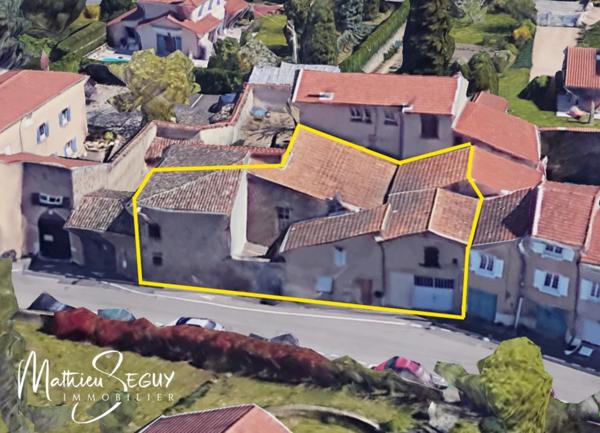 Maison à potentiel : Maisonnette avec dépendances à potentiel, 25m² d’extérieur / sur une parcelle bâtie de 290m²