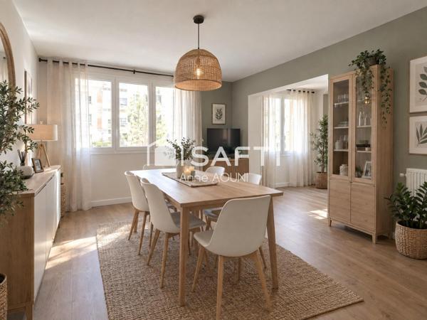 APPARTEMENT T4/5 80m2 AU PIED DU TRAM