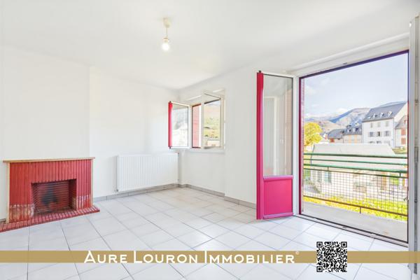 Arreau (65240) APPARTEMENT 4 PIÈCES 74.6m² AVEC BALCONS ET CAVE AU CŒUR DU VILLAGE D'ARREAU