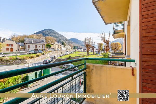Arreau (65240) APPARTEMENT 4 PIÈCES 74.6m² AVEC BALCONS ET CAVE AU CŒUR DU VILLAGE D'ARREAU