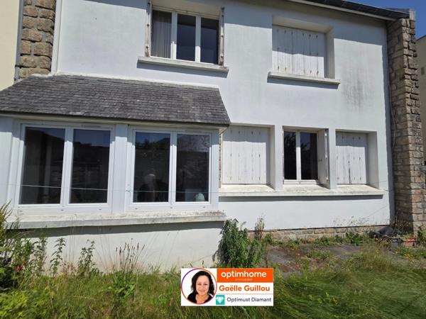 Cléder : Maison à rénover 4 pièces + combles aménageables.