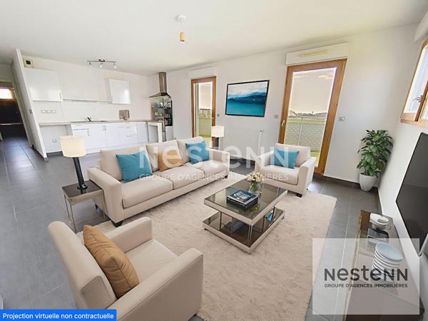 Montpellier Appartement 3 pièces 67 m2 - Grande terrasse 17M2 - Vue dégagée - Garage fermé