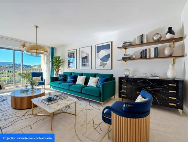 MANDELIEU :2P SUD OUEST / luminuex GARAGE ET CAVE