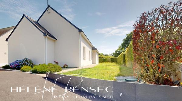 Maison plain-pied, 3 chambres, garage et jardin de 499 m².(Visite virtuelle disponible)