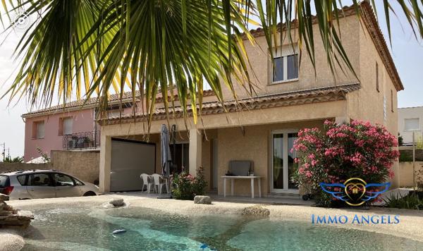 BAILLARGUES-TRES BELLE MAISON 4 CHAMBRES-PISCINE-GARAGE-TERRAIN 400 M2