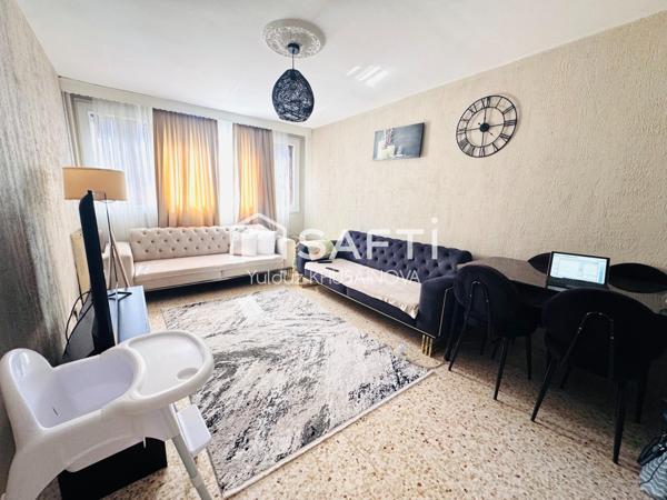 Appartement Type 3, traversant et lumineux