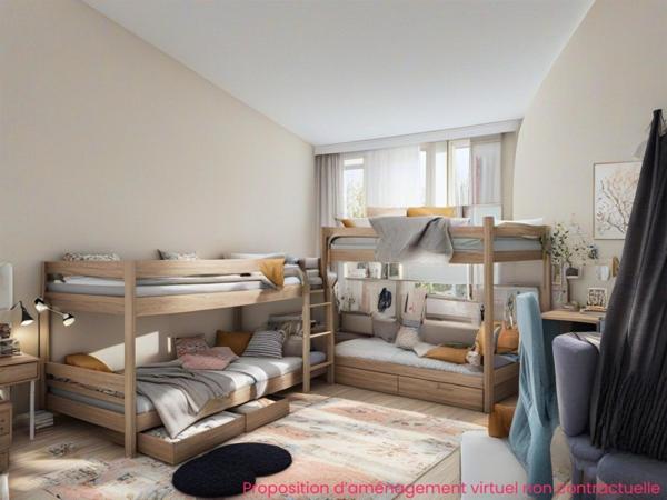 Appartement Type 3, traversant et lumineux