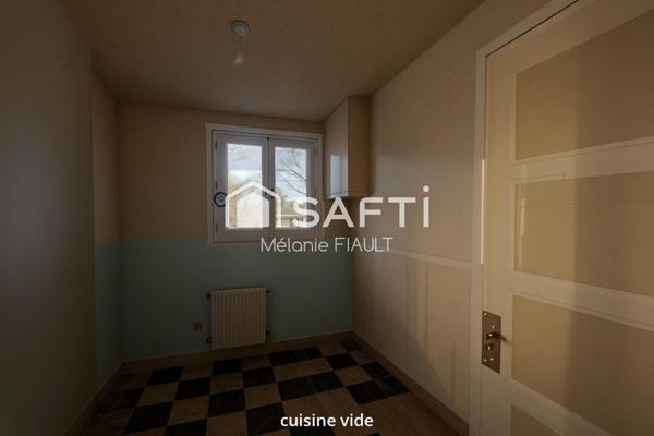 Pavillon de plain pied surélevé, idéal pour une première acquisition ou investissement locatif.