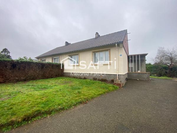 Pavillon de plain pied surélevé, idéal pour une première acquisition ou investissement locatif.