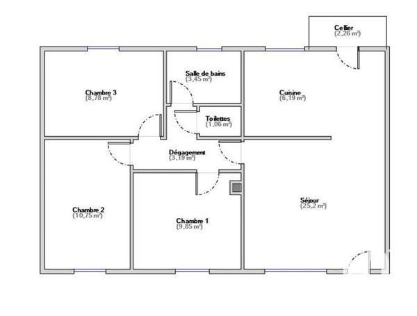 Maison à vendre 4 pièces 71 m² Vitry-sur-Seine