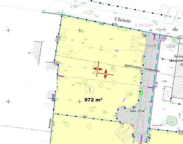 Beau terrain à bâtir viabilisé