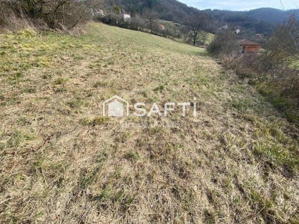 Terrain 2100 m² à VILLEFRANCHE de ROUERGUE