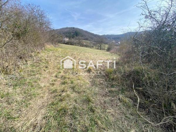 Terrain 2100 m² à VILLEFRANCHE de ROUERGUE