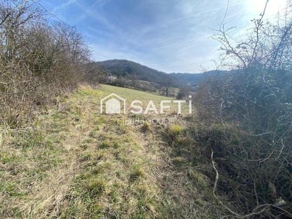 Terrain 2100 m² à VILLEFRANCHE de ROUERGUE