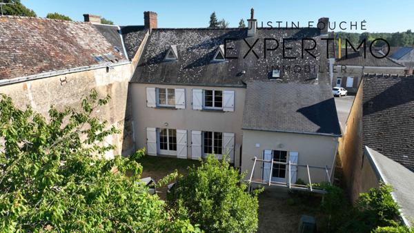 Bouloire (72440) Maison de caractère rénovée de bourg en EXCLUSIVITÉ