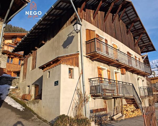 Chalet 96,3 m² avec grange au dernier étage à rénover - Année 1900 - Vue exceptionnelle Bozel