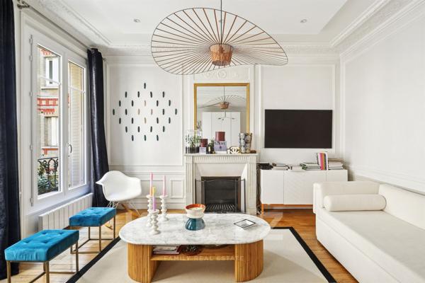 Appartement haussmanien dans le quartier des Ternes