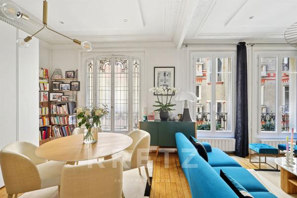 Appartement haussmanien dans le quartier des Ternes
