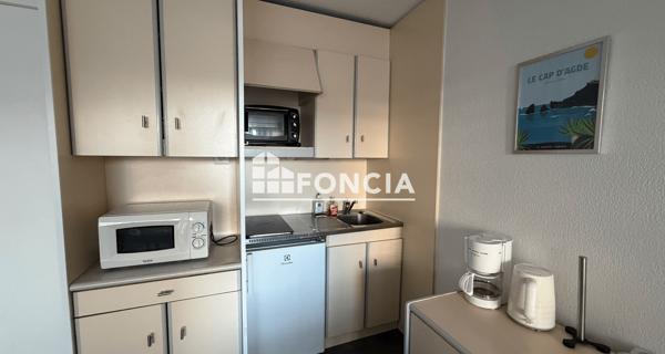Location Studio meublé 24.64 m² - Le Cap D'agde 34300