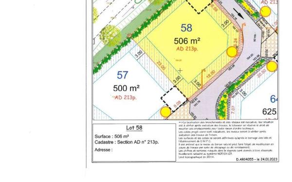 Terrain à vendre    Sarceaux