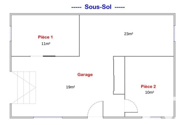 Maison à vendre 3 pièces 135 m² Tarbes