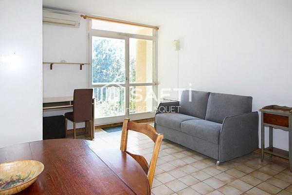 Appartement P2 de 40 m2 avec balcon cave et parking
