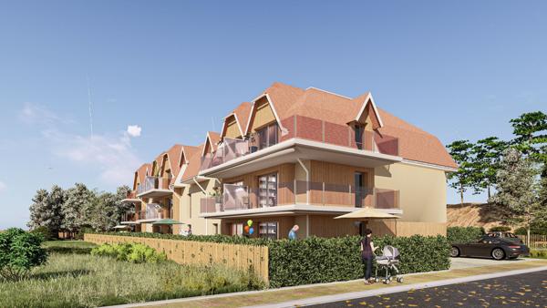 Appartement Sainte Cecile 3 pièces 56.57 m² jardin privatif 79m²